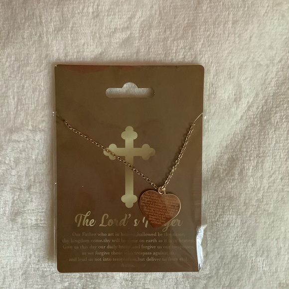 NEW Lords Prayer Necklace - Picture 3 of 5